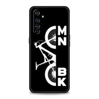 Mountain Bike Cycling art Case For Realme 12 11 10 4G 9 8 5G 7 6 GT5 GT3 GT2 Pro Plus C21 C11 C25 C35 GT Neo 2 3 3T 5 Cover For Realme 6