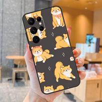 Animal Shiba Inu Phone Case For Samsung Galaxy S25 S23 S22 S21 S20 S24 Ultra S9 S10 Plus S25 FE Back Cover For Galaxy S9