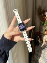 Three-Color Heart Strap for Apple Watch Apple 38/40/41mm balta