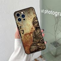 Gautama Buddha Silicone Soft Case For iPhone 17 Air 11 14 15 16 Pro Max 12 13 Mini 16e 16 Plus Back Cover For iPhone 11
