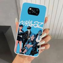 Gorillaz Anime Phone Case for Xiaomi Poco X7 X6 X5 X4 X3 Nfc F6 F5 F4 GT F3 F2 Pro F1 M5S M4 M3 5G Soft Funda Print Shell Xiaomi Poco X7