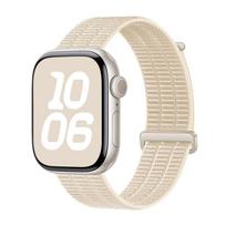 Compatible with Apple iWatch 11/10 Nylon Velcro Strap - Double Section Design Compatible with 42/44/45/46/49mm žvaigždžių šviesos spalva