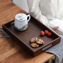 Flat Rectangular Fruit Tray Polished Decorative Platter Coffee Serving Tray  Fruit  Display 35*25cm