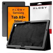 Etui Do Samsung Galaxy Tab A9+ 11  (2023) X210/X215/X216, Składany Pokrowiec Z Klapką I Funkcją Podstawki, Ochronna Obudowa, Alogy Bookcase™ - Czarne