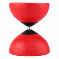 Triple Bearing Diabolo Set Chinese Yoyo with Coloured Diablolo Sticks (red)