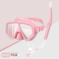 1Pc Swimming Goggles Underwater Snorkeling Mask Waterproof Breathing Diving Snorkeling Mask No Leaking With Breathing Tube as the picture
