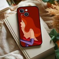 J-Jessica R-Rabbits Phone Case For IPhone 1716 15 14 13 Pro Max 11 12 Mini X Xs XR Black Silicone Cover iPhone15pro