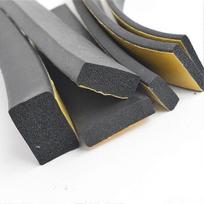 EPDM Lipni kempininė sandarinimo juosta Guminė Juoda Putų Stipri Vienpusė