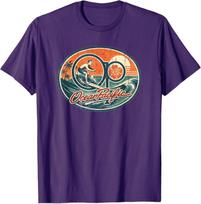 OP Vintage Beach Palm Tree Retro Coastal Travel T-Shirt S įvairiaspalvis