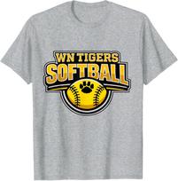 Softball Tigers T-Shirt S įvairiaspalvis
