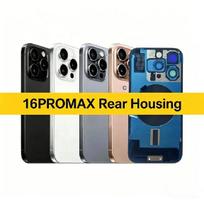 Originalios nugarėlės stiklo pakeitimas, skirtas iPhone 16 Pro Max, su vandeniui atspariu sandarikliu, magnetu, kameros objektyvu ir įrankiais OEM 16Pro White