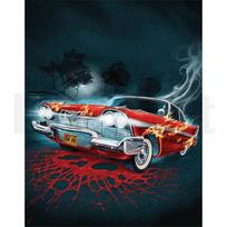 Pilnas 5D „pasidaryk pats“ deimantinis dažymas Šaunus raudonas automobilis Siuvinėjimas kryželiu namų dekoras, rankų darbo dovana 25x30cm