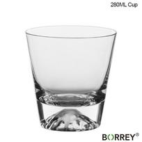 BORREY Mount Fuji Glass Wine Glass Lead-free Transparent Crystal Beer Whiskey Brandy Vodka Cup Multi Pattern Drinkware Bar Gifts Glass Cup 280ML