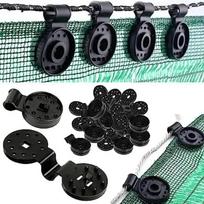 Markizės Pavėsinė Kempingas Saulės Šešėlis Sodo Pastatai Lauko Šešėlio Tinklelis Plastikinis Spaustukas Skėtis Lauko Terasa Markizė Namų Reikmenys 50 PCS