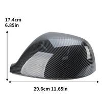 Rearview Mirror Cover Cap For VW T5 T6 TRANSPORTER For VW Amarok 2010- Carbon Fiber Buckle Side Mirror Cover Cap Accessories 1pc left