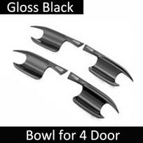 Fit for Cupra Born    Luxurious Gloss Black Outer Door Handle Cover Trim Car Styling Protective Accessories Stickers Bowl 4 Door