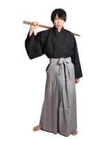 Samurai Warrior Cosplay Costume Kimono Size Fits [MAKE CHEERFUL] (One All) juoda
