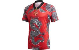 Adidas Manchester United T Shirts Men's Crew Neck Moderate Straight Fit FU1323 XL