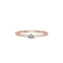 Pandora Light Blue Single Stone Alloy Ring Women rings 189259C02 Box,56