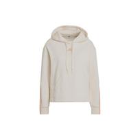 adidas Women's Essentials Relaxed 3-Stripes Hoodie Wonder White H10238 M
