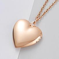 Polish Heart Shaped Family&Lovers Photo Picture Locket Necklaces DIY Necklace Photo Frames Pendant sidabras