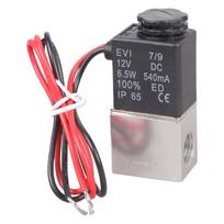 Miniature Solenoid Valve 2 Way 2-Position Normally Closed DC12V Air Pneumatic Valve Water Air Control Solenoid Valve 1