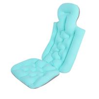50% OFF,Large Full Body Bath Pillow, Spa Cushion Shower Bathtub Tub Suction Pillow Mat mėlyna
