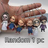 Ghost New Doll Modeling Horror Action Figure Toys Decoration Shaking Pendant Charm Keychain Fans Holiday Gifts