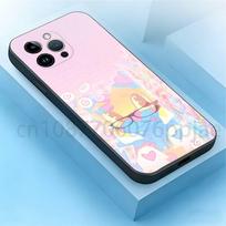 Y-Yatta Anime Phone Case For iPhone 17,16,15,14,13,12,11,XR,Pro,Max,Plus,mini, Silicone Black Cover iPhone12PRO