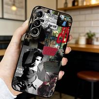 Hyunjin rockstar Phone Case For Samsung S20,21,22,23,24,25,26 Ultra,Plus,Lite,FE,Black Soft Case Samsung S25Plus