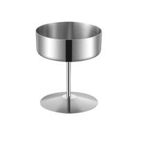 Reusable Dessert Serving Cup 200/400ML Pudding Cup Creativity Fruit Salad Cups  Bars Parties 200ML sidabras