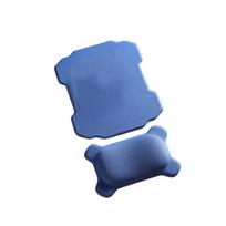 1/2pcs Slow Rebound Mouse Wrist Support Pad Ergonomic Keyboard Hand Cushion  Computer Use Blue Style 1
