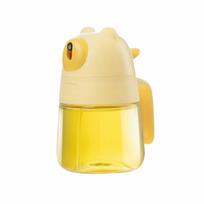 Automatic Oil Spray Bottle 300ML Cooking Oil Bottle Large Capacity Press Type Glass  Camping geltona