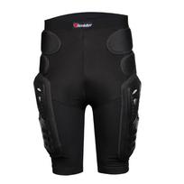 Motorcycle Motocross Racing Pads Hips Legs Protector Short Pants XL black