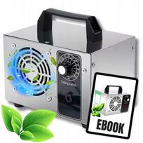 Generator Ozonu Ozonator Oczyszczacz Powietrza Domowy Neutralizator + Ebook