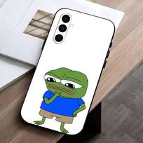 Funny Sad Frog pepe M-meme  Phone Case For Samsung Galaxy A73,A72,A71,A70,A53,A52,A51,Soft Silicone Black Cover Samsung a51 4g
