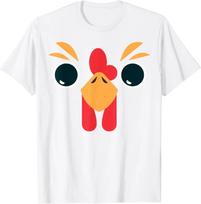 Chicken Outfit House Chicken Costume  Chicken Halloween TShirt  Unisex Clothing Tops Graphic T Shirts Streetwear Camisas S
