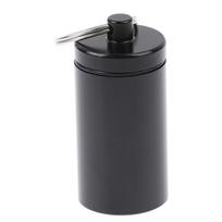 Aluminum Alloy Bottle Mini Drug Bottle Holder Medicine Container Portable Small Pill Box Case Waterproof Keychain juoda