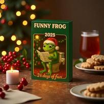 Frogs Themed Advents Calendar 2026 For Kids Christmas Unique Frog-Theme Collectible For Family Holiday Tradition China Mainland