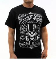 Gun N Roses Punk Rock Band Graphic Unisex T-Shirts Paradise City S įvairiaspalvis