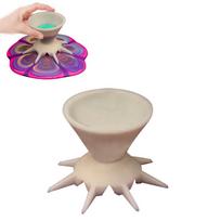 Mini Paint Pouring Split Cup 7-Leg Funnel Split Cup For DIY Making Pour Painting Mandala Flower Graffiti Accessories CN