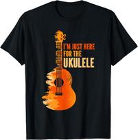 Ukelele I'm Just Here For The Ukulele T-Shirt S įvairiaspalvis