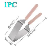 Food Grade Anti-Rust Triangular Stainless Steel Cake Slicer Dessert Shop Cutter Fudge Slicing Easy Clean Birthday Kitchen Tools