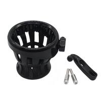 Motorcycle Handlebar Drink Cup Holder Anti-Slip Durable For Harley Road King Electra Glide Sportster Dyna Softail 1996-UP juoda
