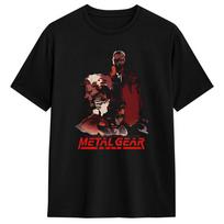 Metal Gear Solid Game MGS Gaming T Shirt Summer T-Shirts Men 100% Cotton O Neck Oversize Clothing Short Sleeve Streetwear Tops S įvairiaspalvis