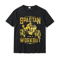 Spartan Workout Gym Team Gold Sparta Bodybuilding Premium T-Shirt Top T-Shirts Custom New Mens Tops T Shirt Custom Cotton S įvairiaspalvis