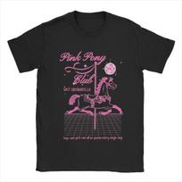 Novelty Chappell Roan Pink Ponys Club T-Shirts for Men Crewneck Cotton T Shirts Short Sleeve Tees Party Clothes S įvairiaspalvis