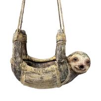 Decorative Bird Feeder Sloth Shaped Outdoor Birdfeeder Yard Sparrow Feeder for Garden Backyard Patio Yard Porch Tree China Mainland