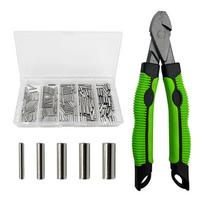 Fishing Line Crimping Sleeves Pliers Multifunctional Crimpers Tool Crimp Sleeves Kit Ergonomic Handle Fishing Line Tackle Tools