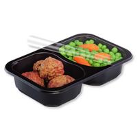 Pojemnik Do Zgrzewu Dwudzielny 227X178 45Mm 80Szt Catering Tacka Na Obiad